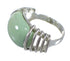 Turquoise Genuine Sterling Silver Ring Size 5-1/4 RX81001